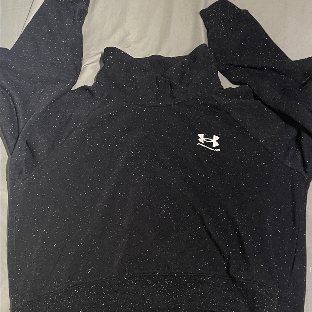 Under Armour Black and White Speckled Pullover